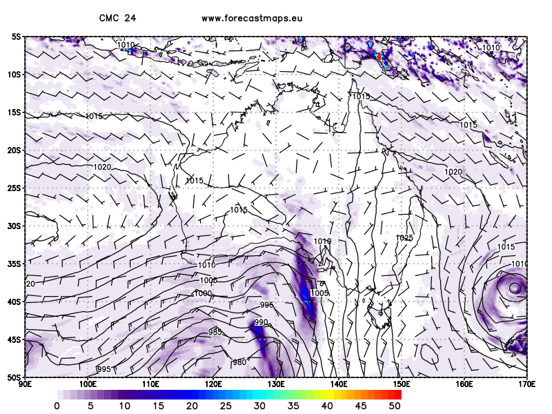 what time is 12z on a weather map Weather Maps Oceania Cmc what time is 12z on a weather map